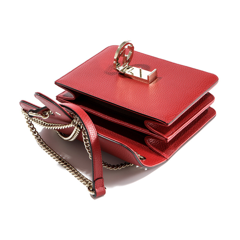 GUCCI 互扣式 GG 單肩包-12