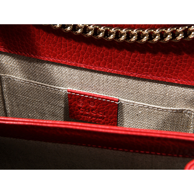 GUCCI 互扣式 GG 單肩包-14