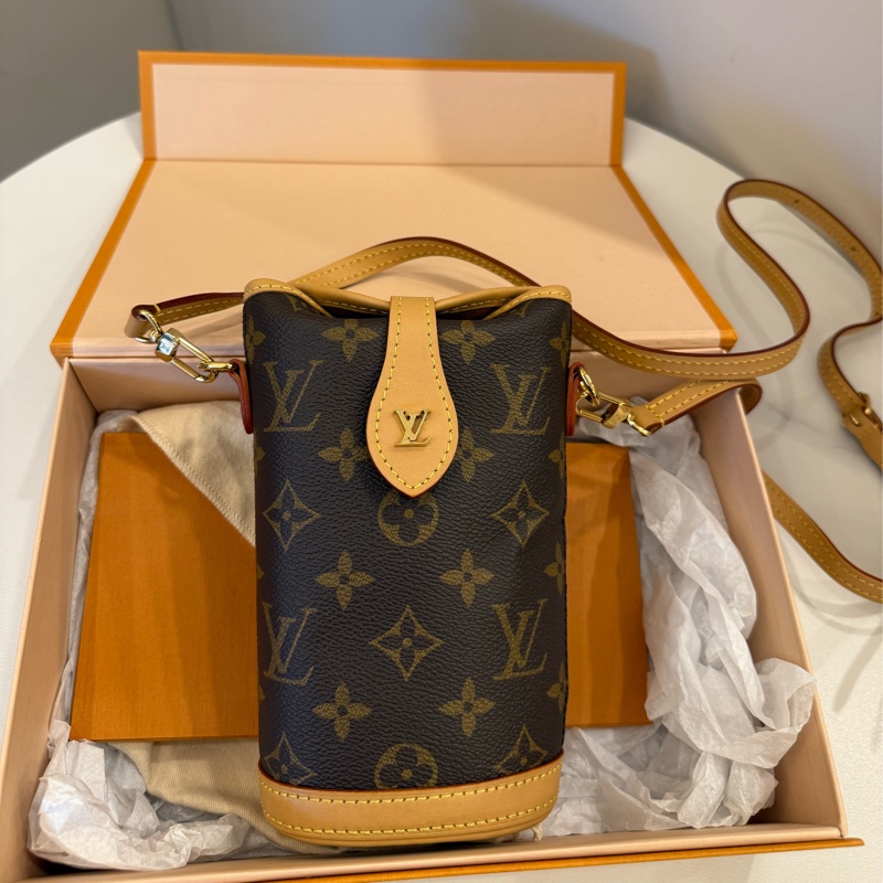 louis vuitton路易威登LV 隨身包fold me薯條包 晶片款-0