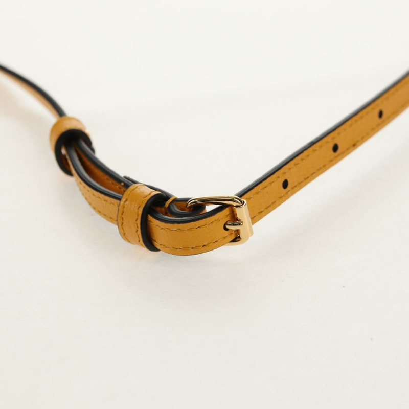 【日本直送】GUCCI 肩挎皮夾包 皮革 黃金色 702248 正品 156147M-7