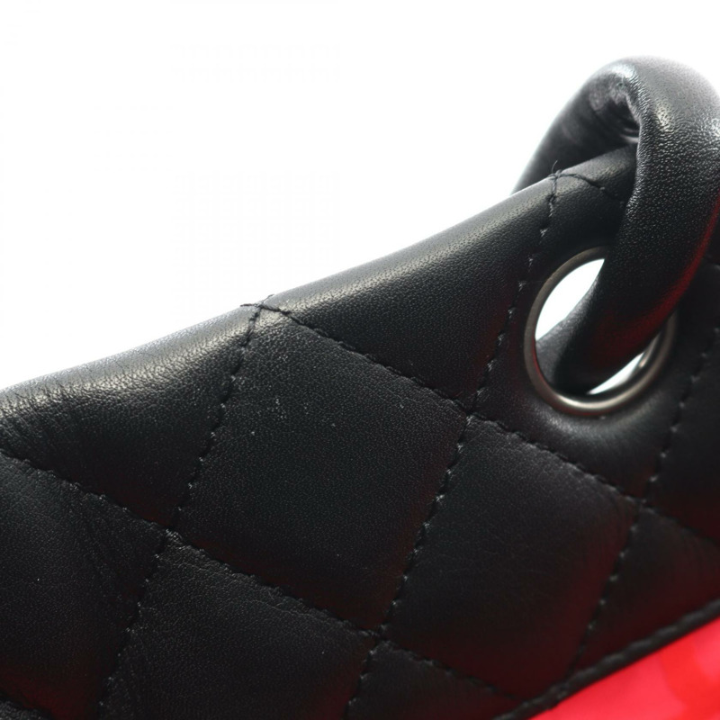 香奈兒 Cambon 系列大托特單肩手提包，黑色漆皮，SHW 五金配件，二手 CC-8