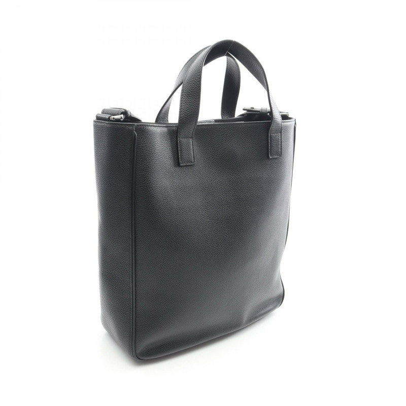 Christian Dior 馬鞍形肩斜背包,黑色真皮,二手男士款-1