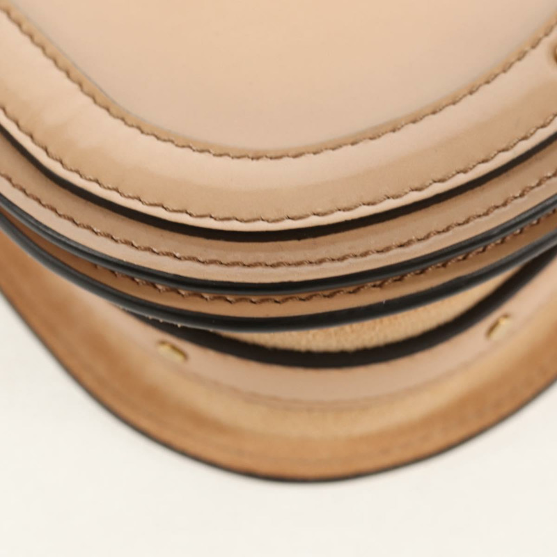 【日本直送】Chloe Nile 琺瑯兩用手提包 米色 金色 正品 158874V-15