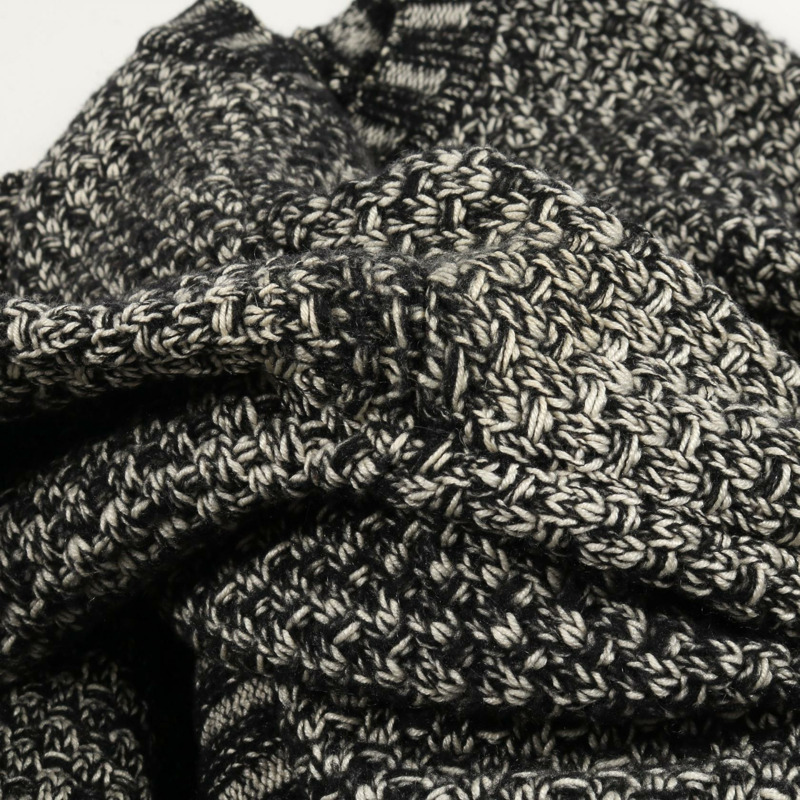 香奈兒長袖迷你洋裝 #38 P42137K03196 絲羊毛羊絨黑色二手 CC-7