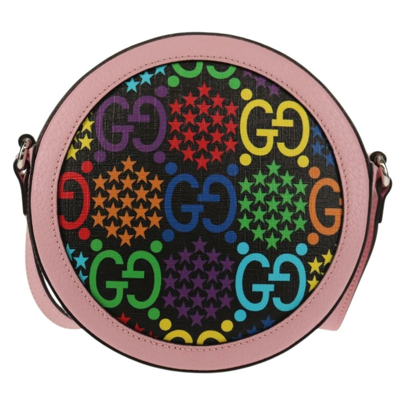 【日本直送】GUCCI GG迷幻風格單肩包 PVC多色銀 603938 正品 158059M-1