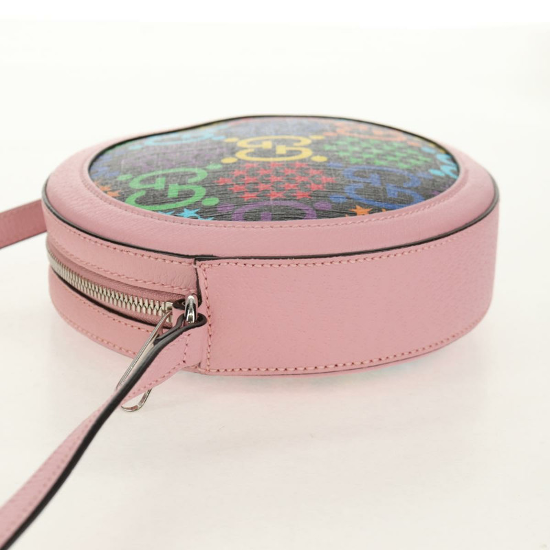 【日本直送】GUCCI GG迷幻風格單肩包 PVC多色銀 603938 正品 158059M-2