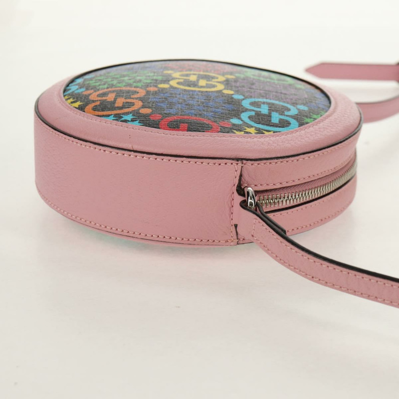 【日本直送】GUCCI GG迷幻風格單肩包 PVC多色銀 603938 正品 158059M-3