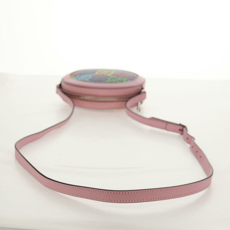 【日本直送】GUCCI GG迷幻風格單肩包 PVC多色銀 603938 正品 158059M-6