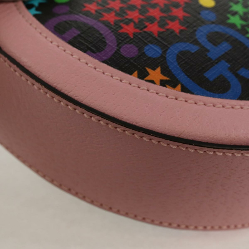 【日本直送】GUCCI GG迷幻風格單肩包 PVC多色銀 603938 正品 158059M-14