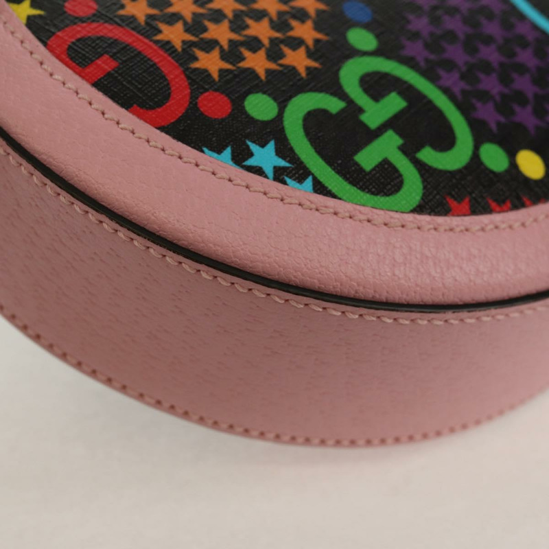 【日本直送】GUCCI GG迷幻風格單肩包 PVC多色銀 603938 正品 158059M-16