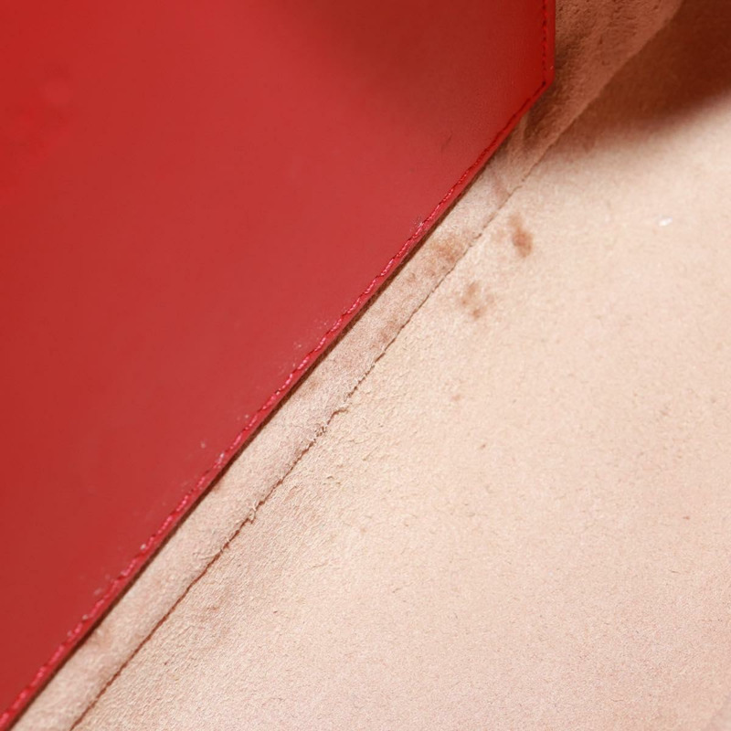 【日本直送】GUCCI GG Marmont 鏈條肩背包，皮革，紅色/金色，447632，正品，ka1038V-9