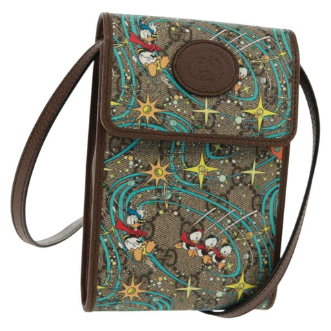 GUCCI GG Supreme 包包 PVC 迪士尼聯名款 米金色 647927 正品 159608A