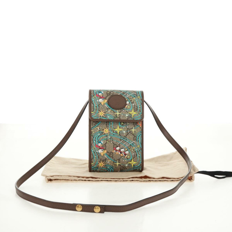 【日本直送】GUCCI GG Supreme 包包 PVC 迪士尼聯名款 米金色 647927 正品 159608A-11