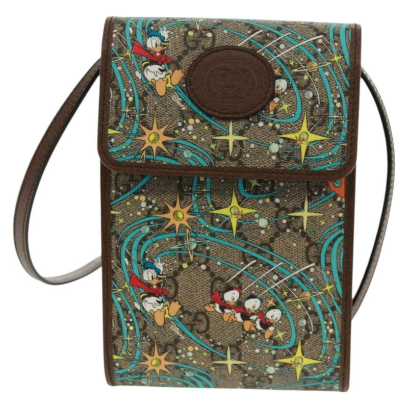 【日本直送】GUCCI GG Supreme 包包 PVC 迪士尼聯名款 米金色 647927 正品 159608A-12