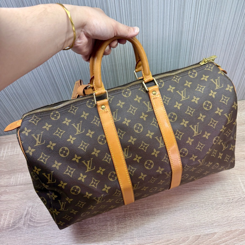 LV M41428 Keepall 45 手提行李袋旅行包-29