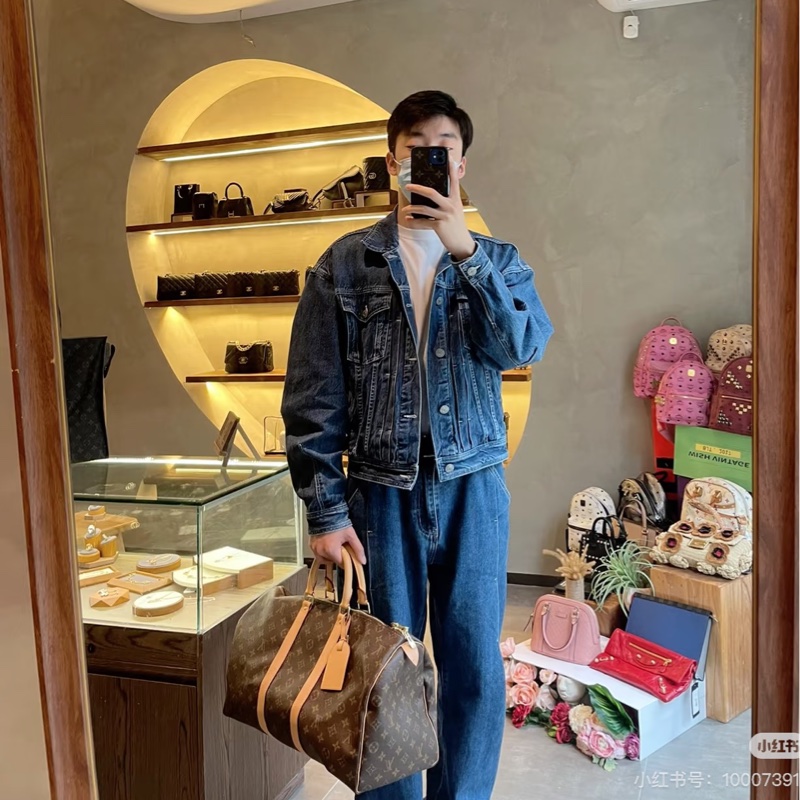 LV M41428 Keepall 45 手提行李袋旅行包-36
