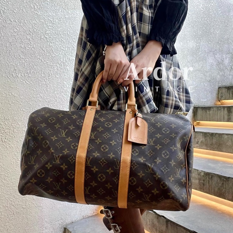 LV M41428 Keepall 45 手提行李袋旅行包-40