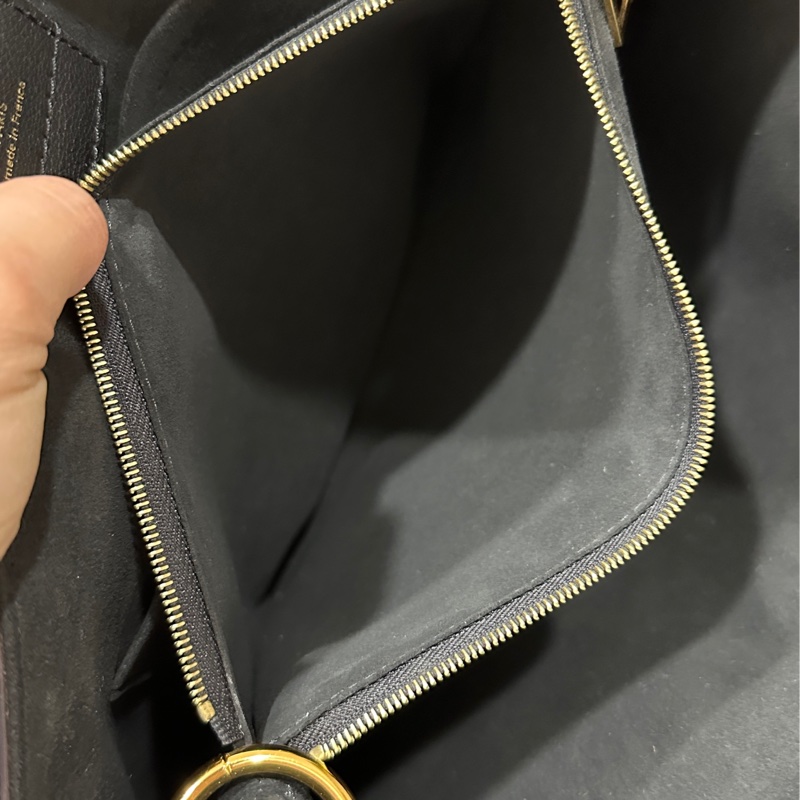 LV Riverside 棋盤格拼黑色牛皮金扣手提肩背包 N40050-10