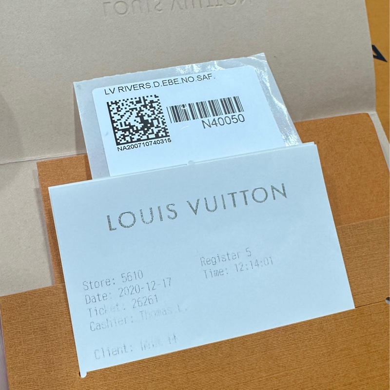 LV Riverside 棋盤格拼黑色牛皮金扣手提肩背包 N40050-24