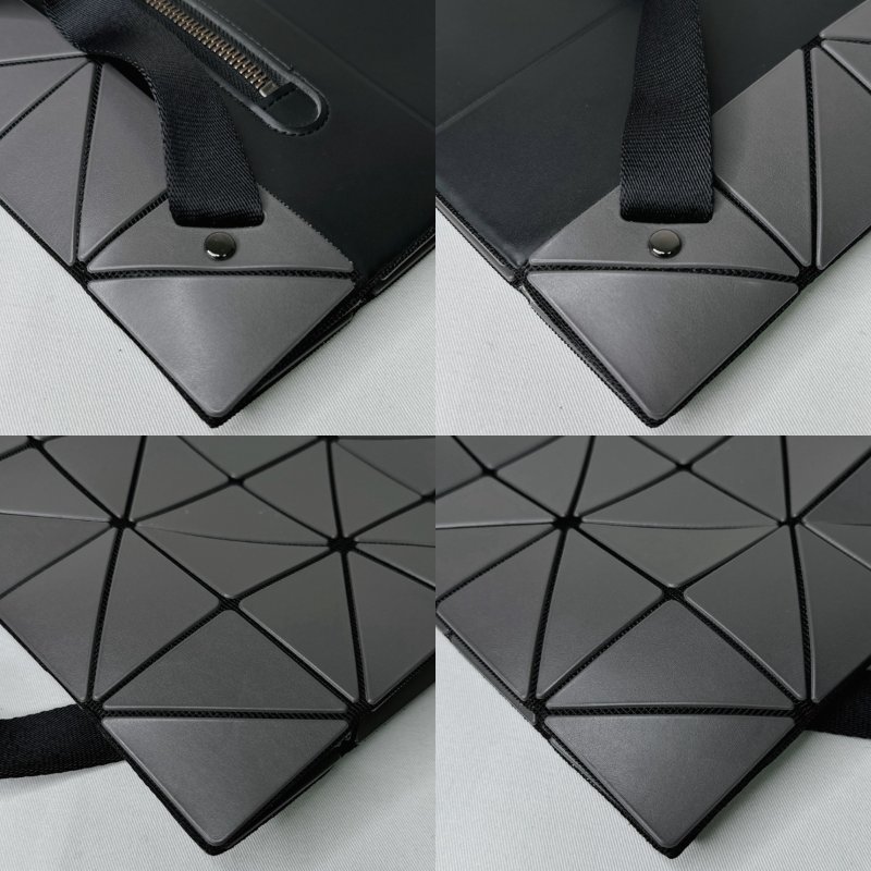 BAOBAO 三宅一生BLOCKY霧面炭灰後背包-9