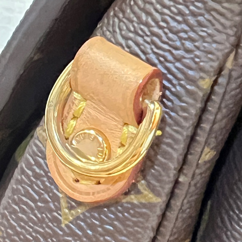 LV原花金釦Pochette Metis手提斜背郵差包-15