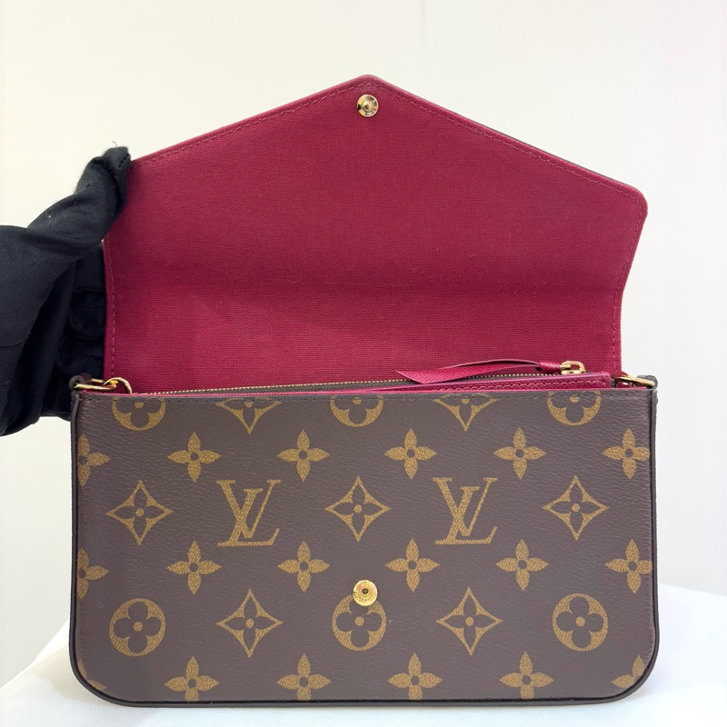 LV(M)信封三合一金鍊包-8