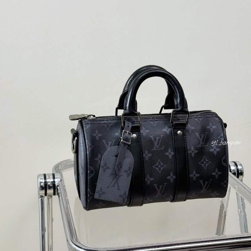 LV Bandouli?re黑原花Keepall 25 M46271-0