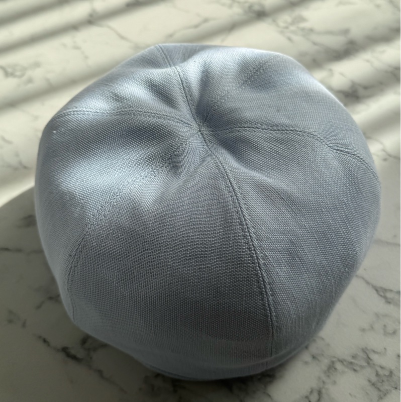 Hermes寶寶藍布面畫家帽 好可愛😻-1