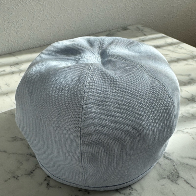 Hermes寶寶藍布面畫家帽 好可愛😻-2