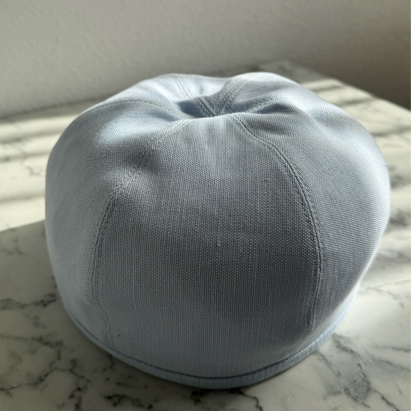 Hermes寶寶藍布面畫家帽 好可愛😻-3