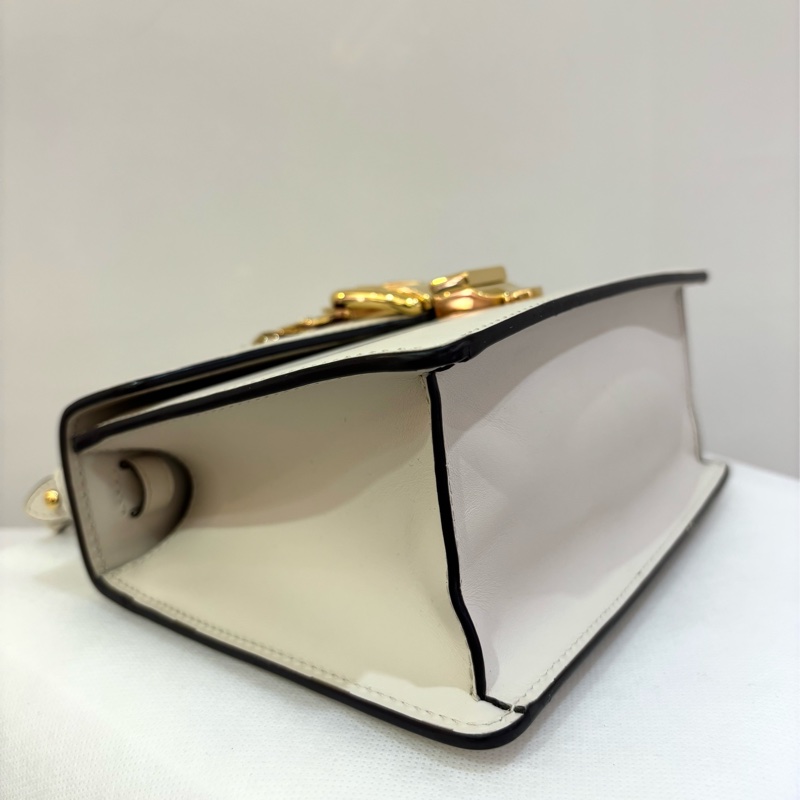 GUCCI白紅藍條Sylvie緞帶包-小-6