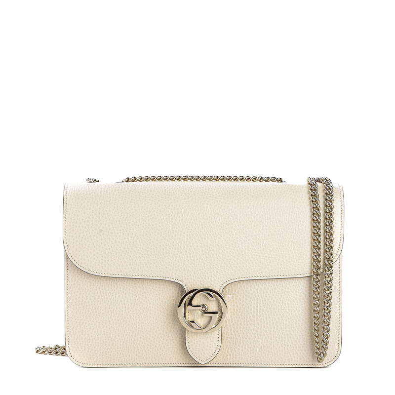 GUCCI 互扣式 GG 鏈條單肩包 24FW (510303 CAO0G 9522)-3