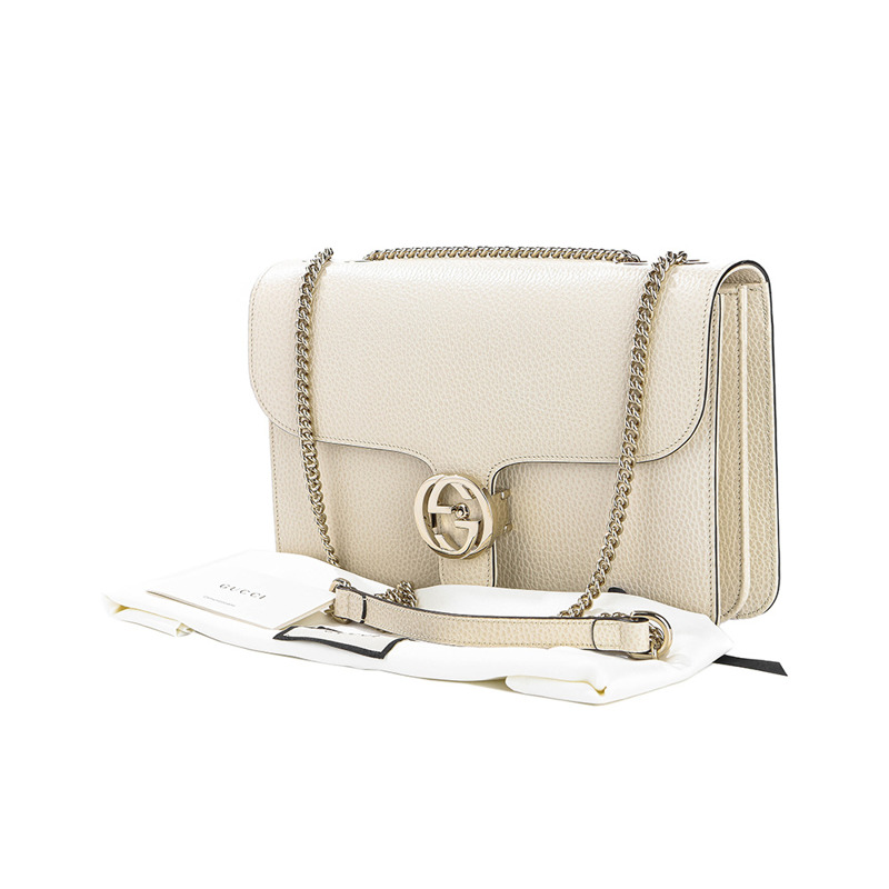 GUCCI 互扣式 GG 鏈條單肩包 24FW (510303 CAO0G 9522)-17