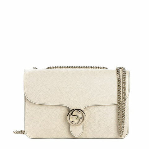 GUCCI 互扣式 GG 鏈條單肩包 24FW (510303 CAO0G 9522)