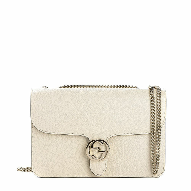 GUCCI 互扣式 GG 鏈條單肩包 24FW (510303 CAO0G 9522)-0