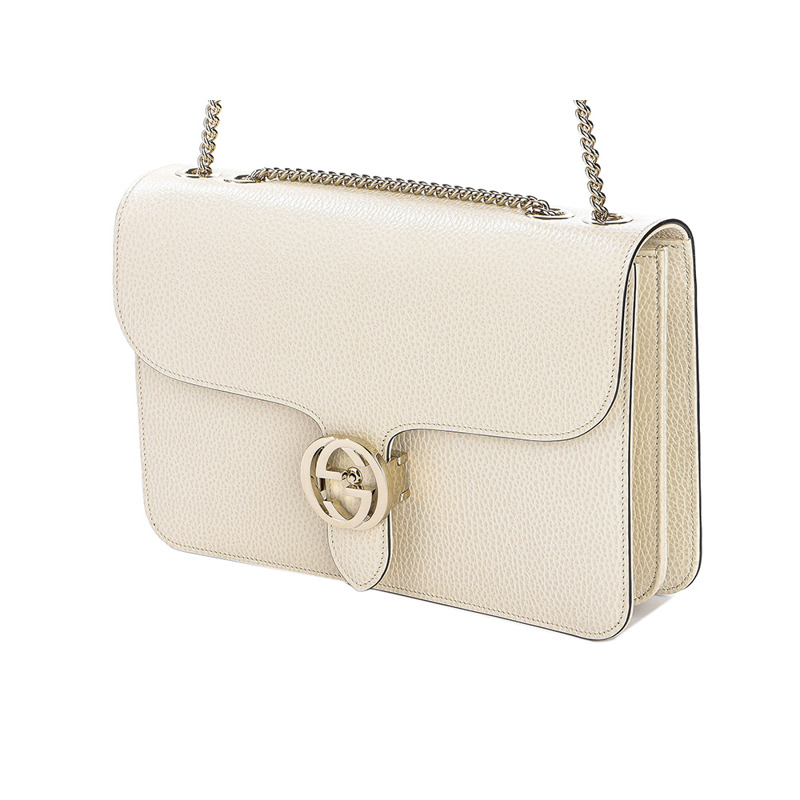 GUCCI 互扣式 GG 鏈條單肩包 24FW (510303 CAO0G 9522)-5