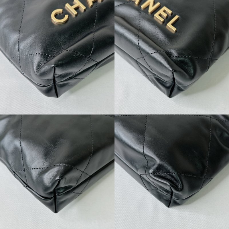 CHANEL 全新黑金mini 22包-9