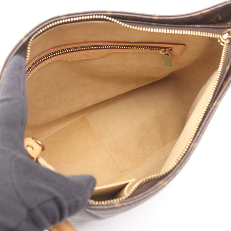 路易威登 Looping GM 單肩包 M51145 Monogram 皮革棕色二手女士-2