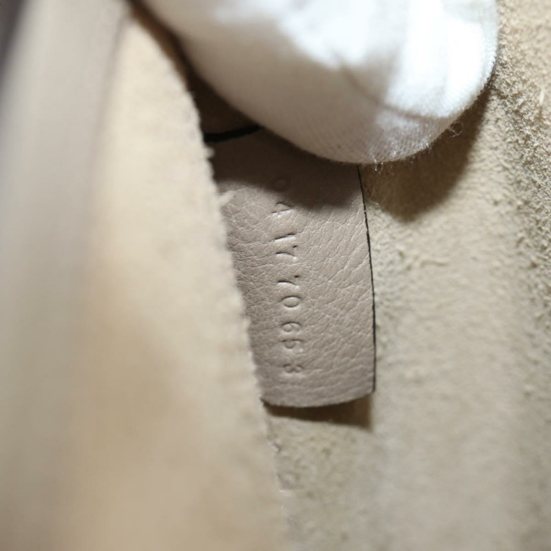 【日本直送】Chloe Nile 中型手環肩背包 皮革 米色 金色 正品 157808-10