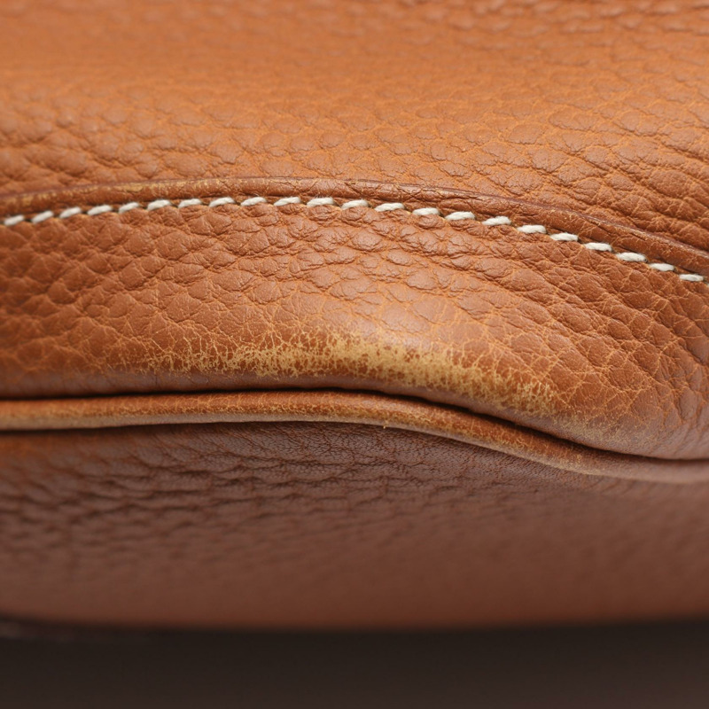 愛馬仕 Garden Party PM 手提包 K Negonda 金色皮革二手女士 SHW-5