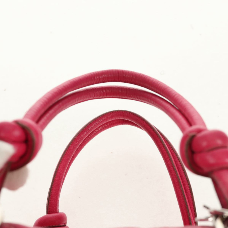 【日本直送】Christian Dior Canage 手提包 塗佈帆布 粉紅色 銀色 正品 158891V-13