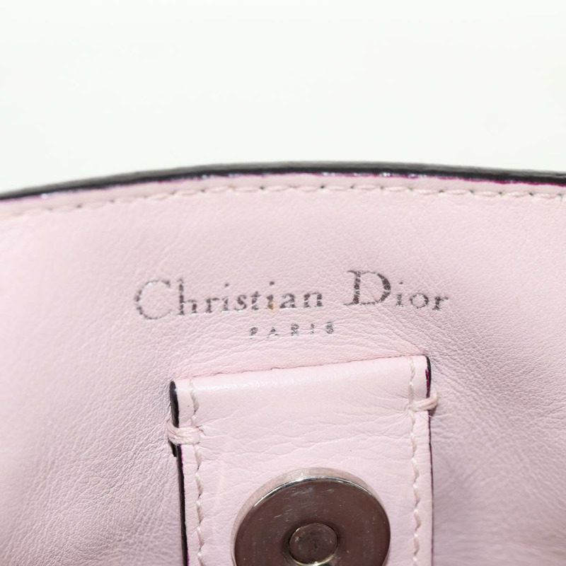 【日本直送】Christian Dior Diorissimo 皮革雙肩包,綠松石藍/銀色,正品,貨號 158870V-20