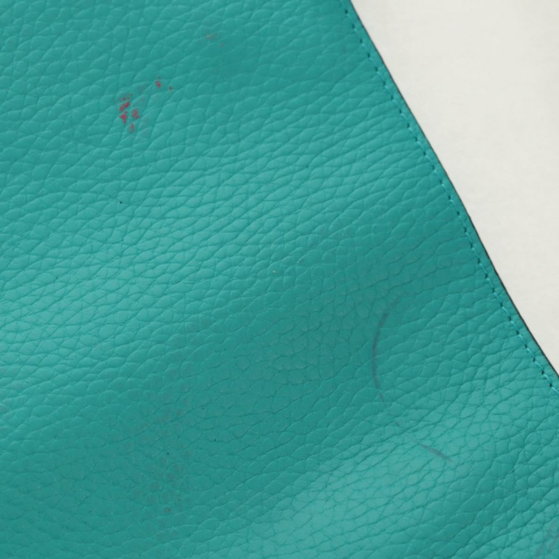 【日本直送】Christian Dior Diorissimo 皮革雙肩包,綠松石藍/銀色,正品,貨號 158870V-25