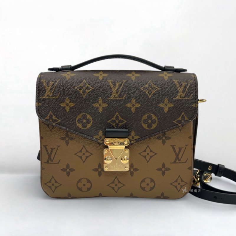 LV包包 雙色原花Pochette Metis 郵差後背包M11941-0