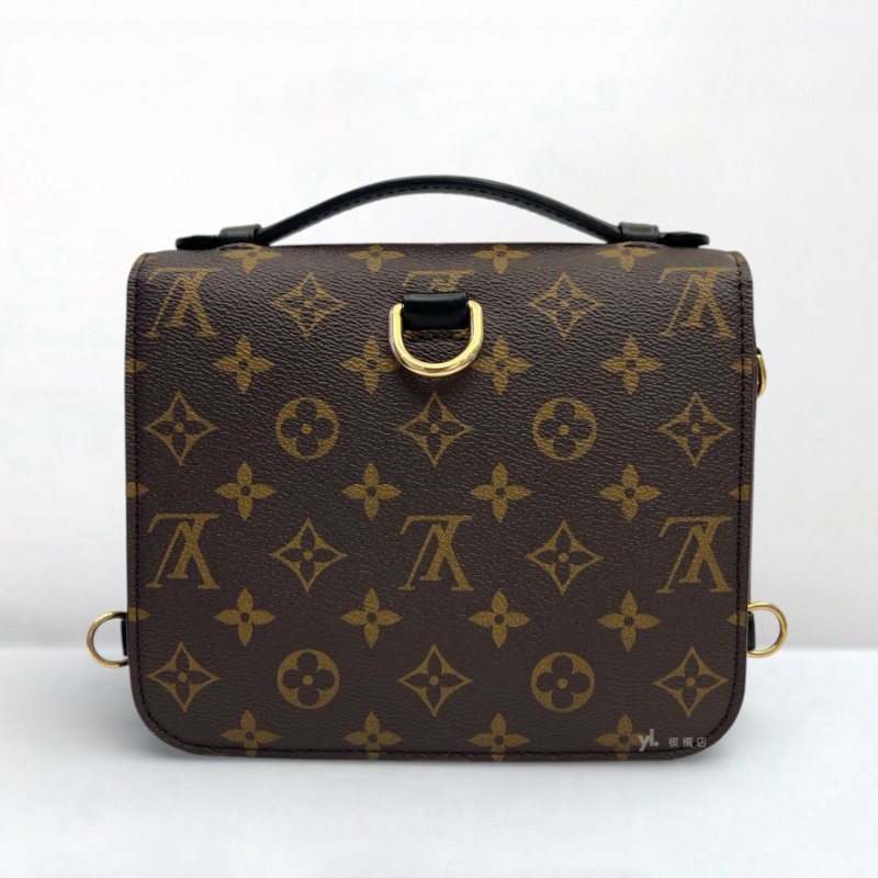 LV包包 雙色原花Pochette Metis 郵差後背包M11941-3