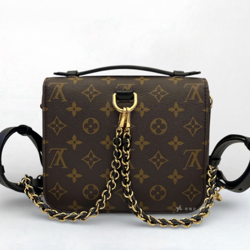LV包包 雙色原花Pochette Metis 郵差後背包M11941-4