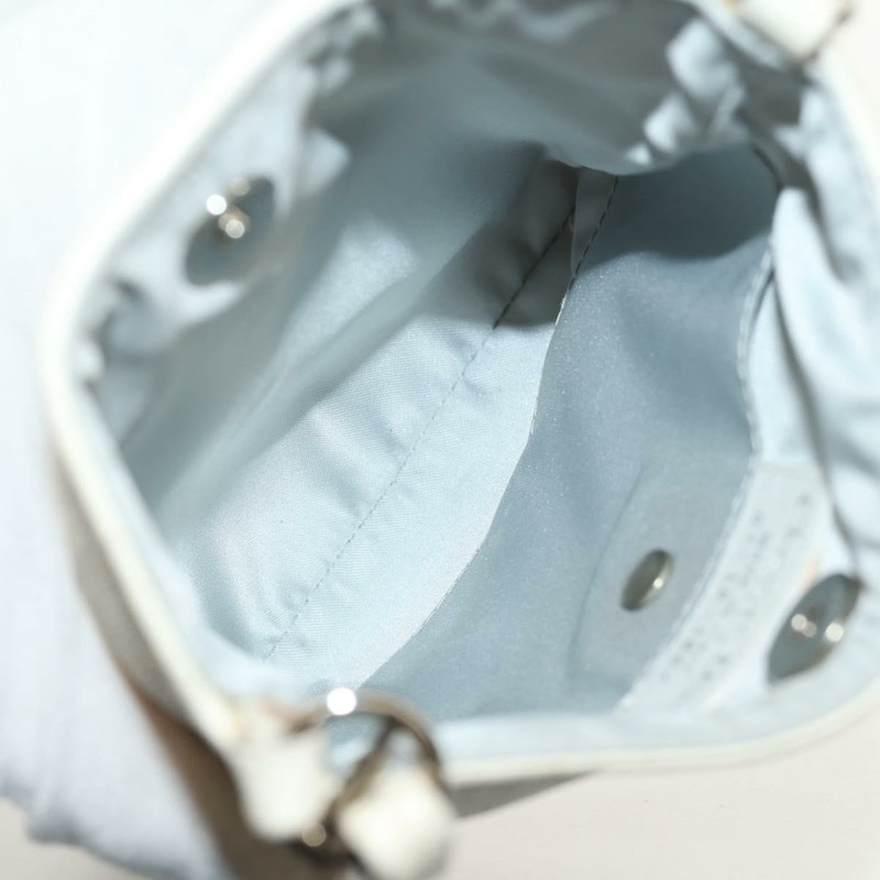 【日本直送】Christian Dior Trotter Romantic 單肩包 PVC 白色銀色 正品 158881V-10