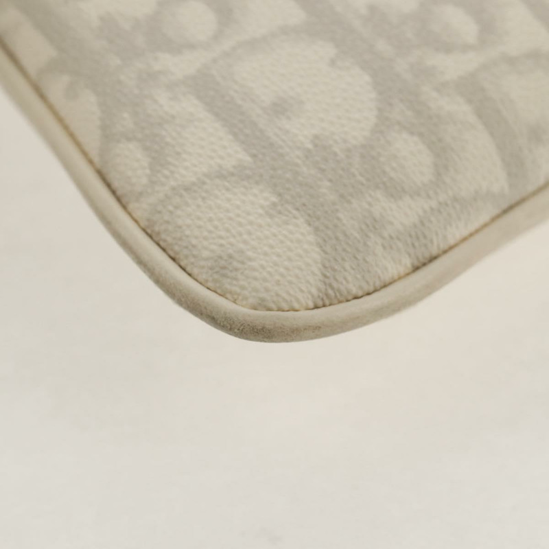 【日本直送】Christian Dior Trotter Romantic 單肩包 PVC 白色銀色 正品 158881V-14