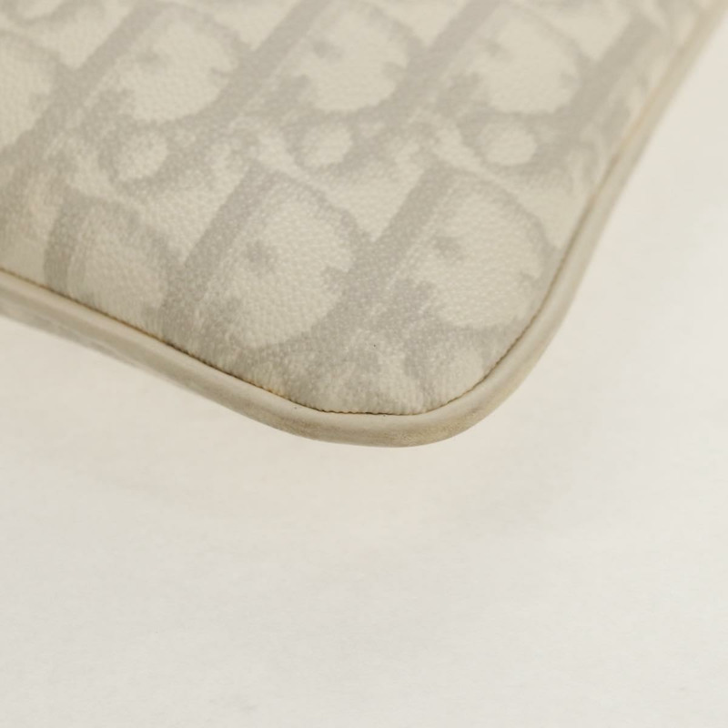 【日本直送】Christian Dior Trotter Romantic 單肩包 PVC 白色銀色 正品 158881V-15