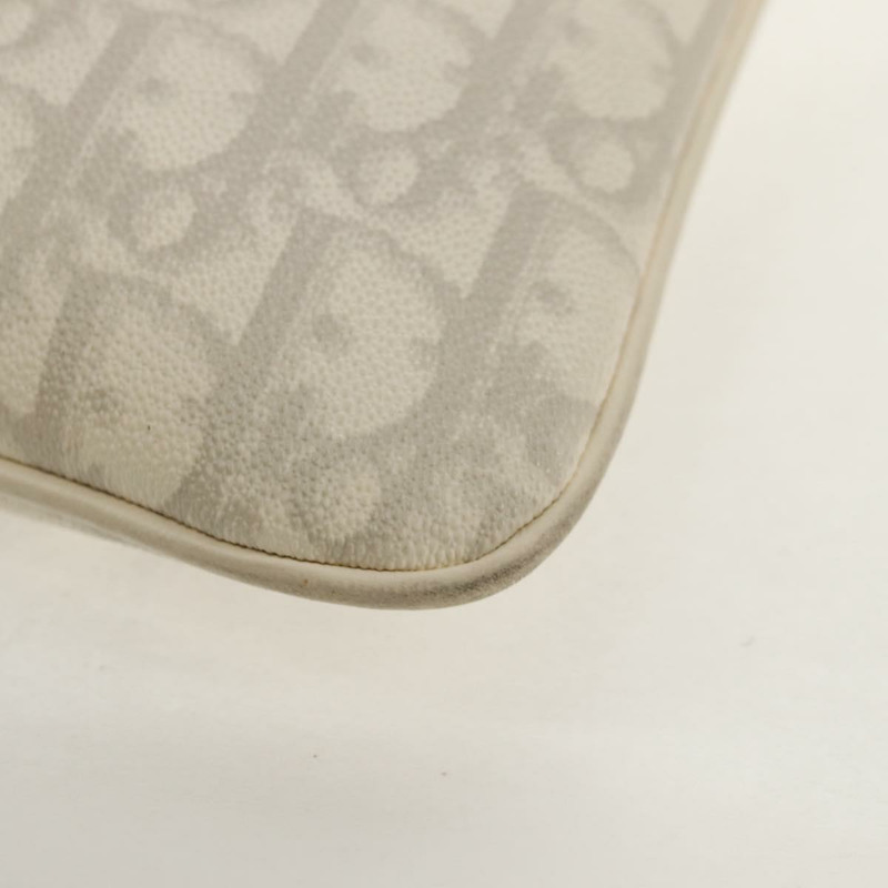 【日本直送】Christian Dior Trotter Romantic 單肩包 PVC 白色銀色 正品 158881V-17